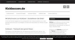 Desktop Screenshot of kickboxxen.de